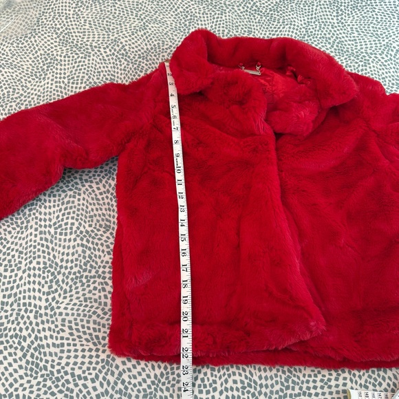 Jou Jou | Vibrant Red Teddy Jacket - Picture 6 of 10